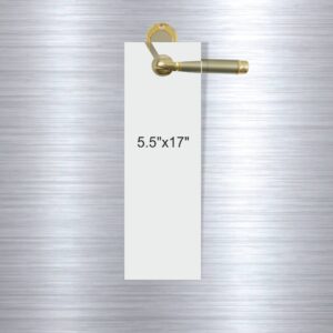 Door Hangers (5.5" x 17")