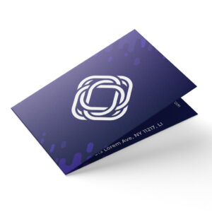 Folded Business Cards