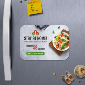 Rounded Rectangle Postcard Magnets