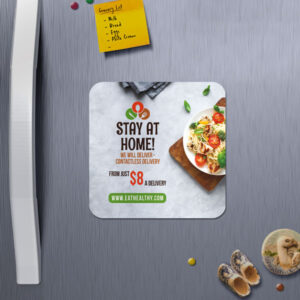 Rounded Square Postcard Magnets