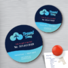 Circle Business Card Magnets