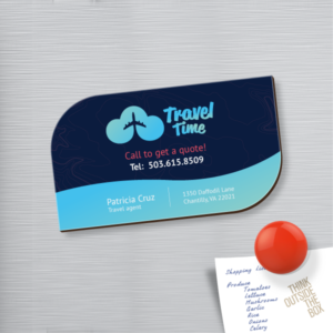 Leaf Business Card Magnets